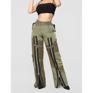 Olive Cargo Pants (S)